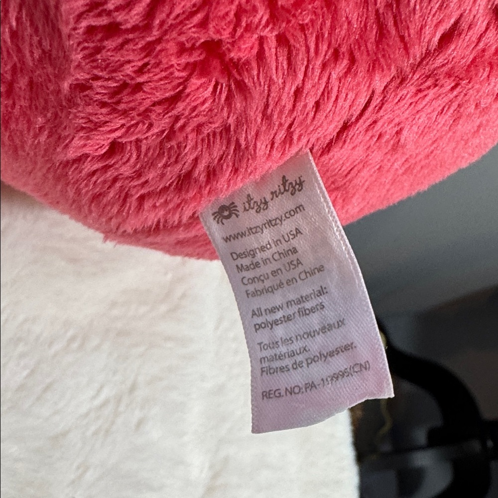 Itzy Ritzy Plush Strawberry Toy - Picture 6 of 9
